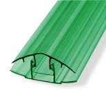 Стыковочный профиль зеленый 6 - 16 мм (крышка) 6м.